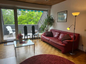 DoKoMi Düsseldorf Köln 5 Pers Appartement mit Terrasse big TV